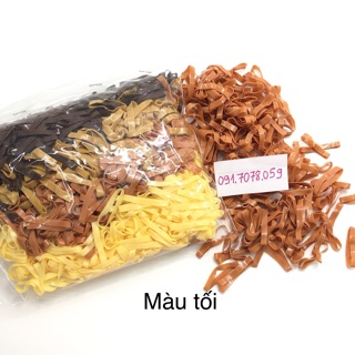 100 gram thun cột tóc loại tốt, chun cột tóc túi zip