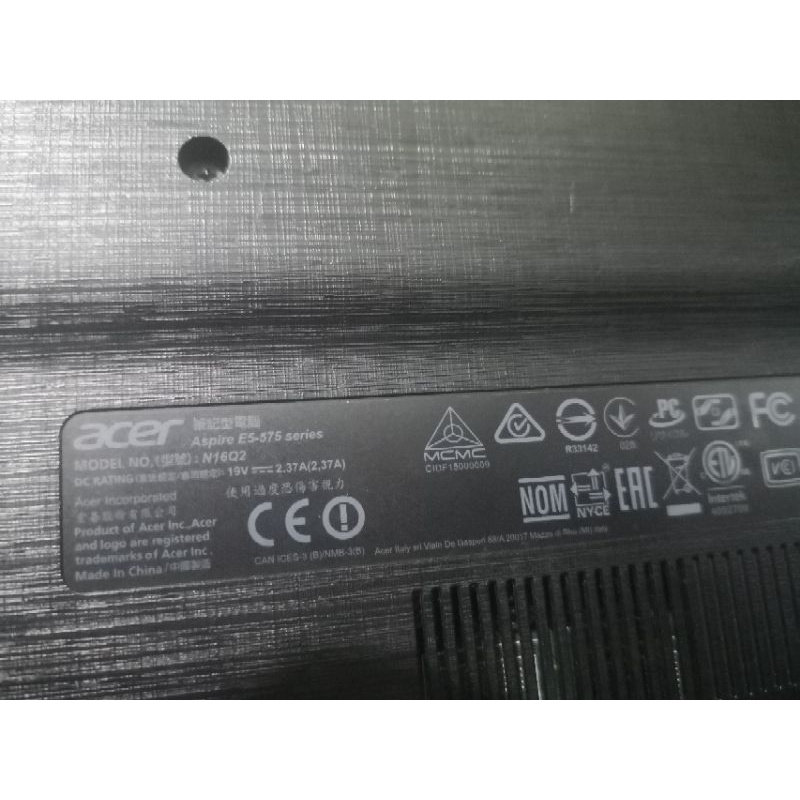 Laptop Acer E5 575 (core i5 7200 | ram 8 ddr4 | ssd 120 | hdd 500 | 15,6" | vân tay) | BigBuy360 - bigbuy360.vn