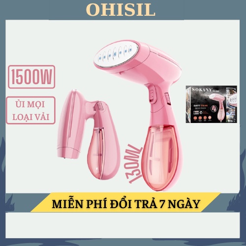 Bàn Là Hơi Nước Cầm Tay SoKaNy SK3060 Công Suất 1500W , Bàn ủi hơi nước , máy ủi hơi nước cầm tay Chính Hãng