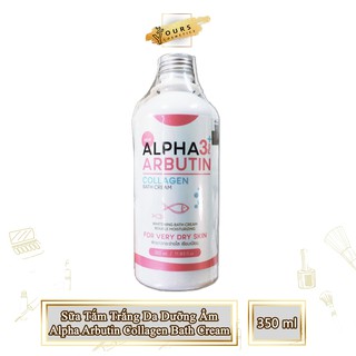 Sữa Tắm Trắng Da Dưỡng Ẩm Alpha Arbutin 350ml - Kem tắm dưỡng trắng da Alpha Arbutin