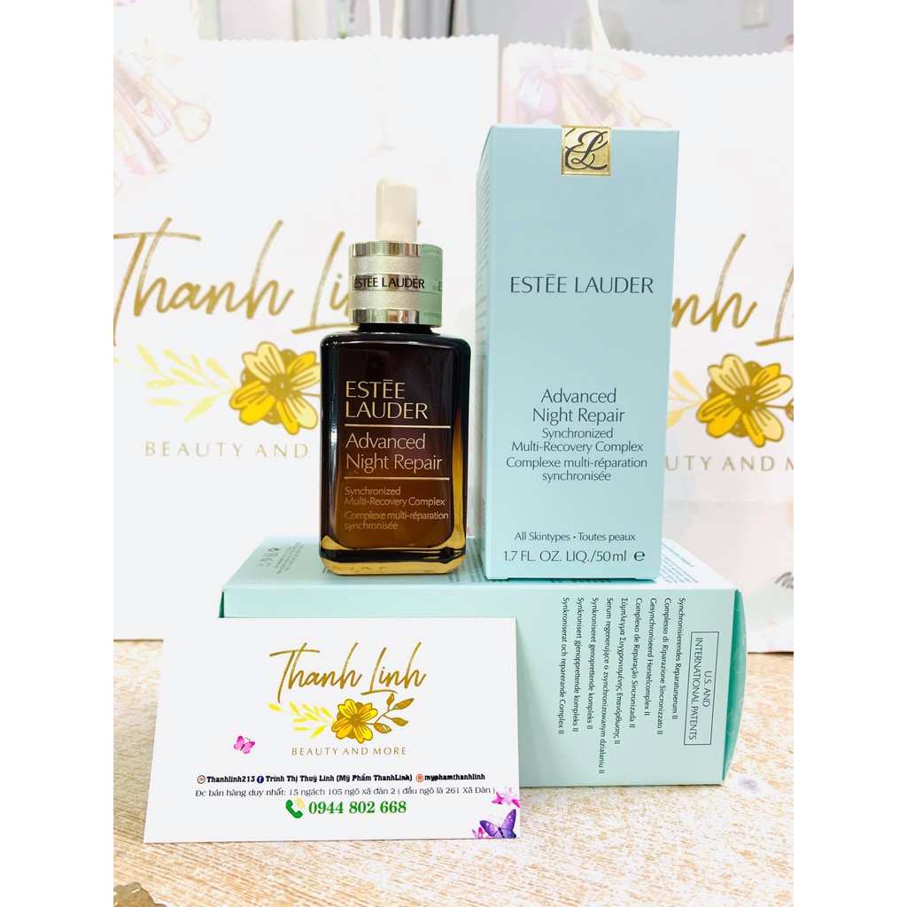 Serum Estee lauder advanced night repair synchronzied multi-recovery complex chống lão hóa, se lõ chân lông mẫu mới 50ml