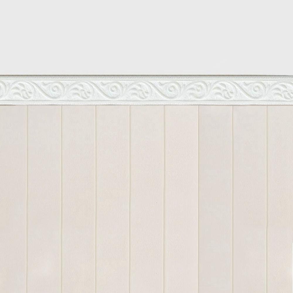 Miếng Dán Tường Bằng Xốp 2.3m * 6cm In Họa Tiết Cổ Điển Độc Đáo Trang Trí Nhà Cửa