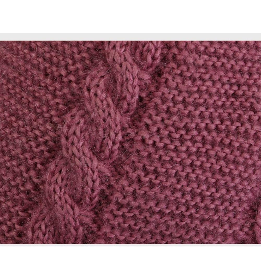 Mũ beanie Dệt Kim Kèm Khăn Choàng Chống Gió Giữ Ấm Mùa Đông