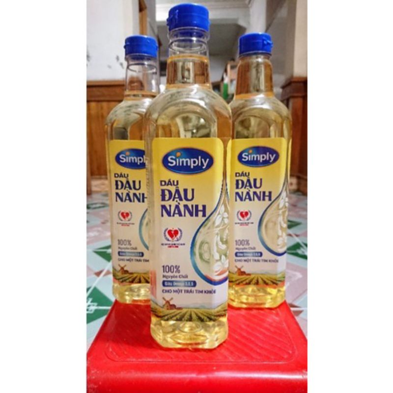 Dầu đậu lành Simply 1lit và 2 lit
