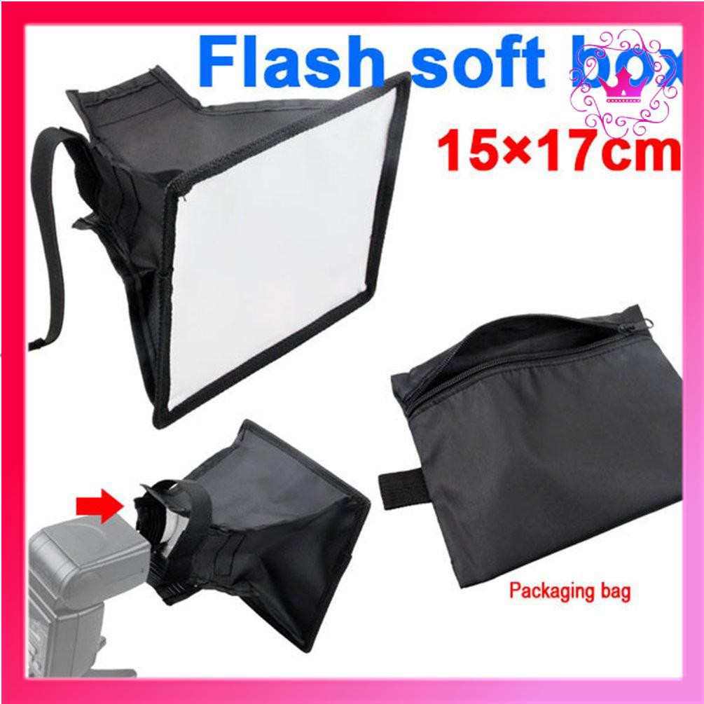 ⚛Universal Portable Flash Diffuser Softbox 15 x 17cm for Camera Speedlight