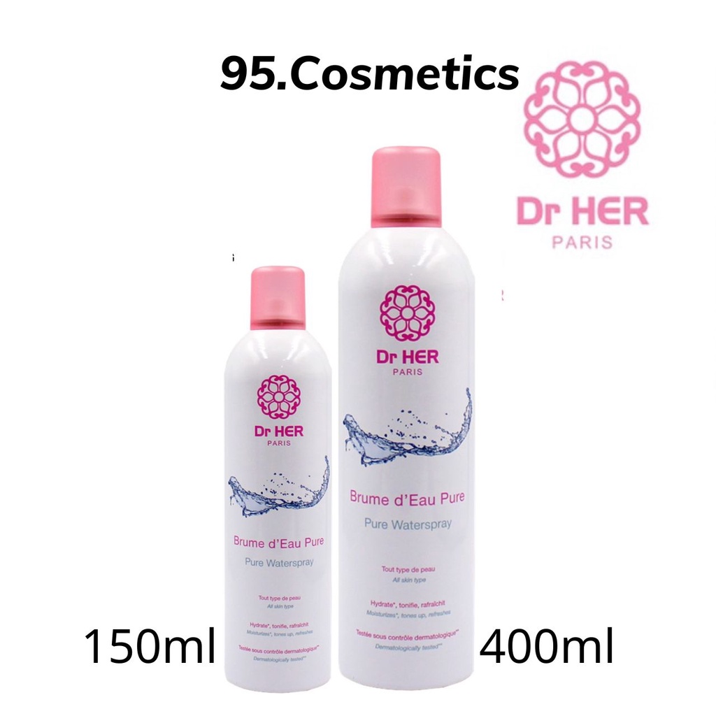 Xịt Khoáng Dr Her 400ML Cấp Ẩm Làm Dịu Mát Da - [ Paris ]