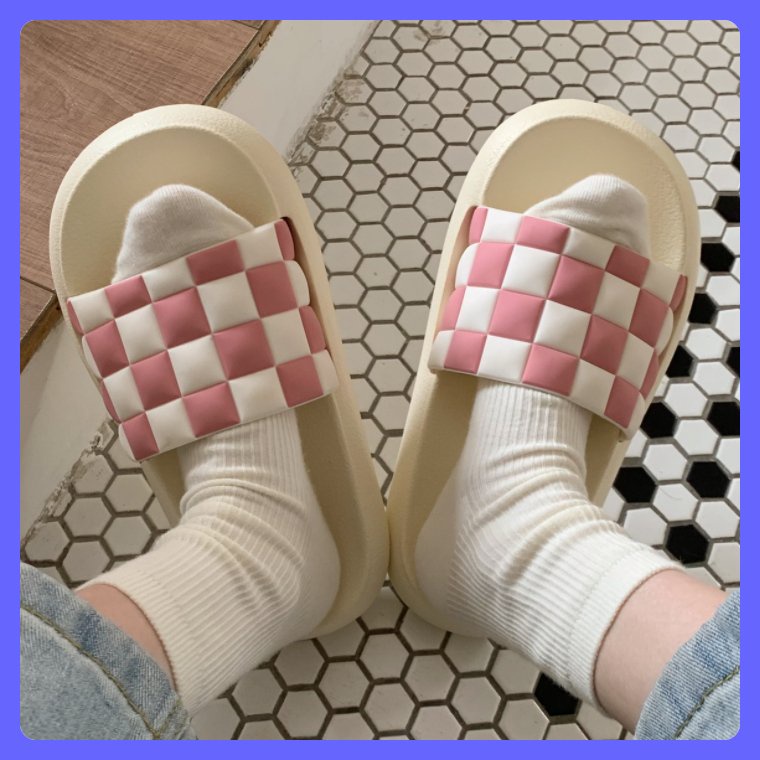 Dép Caro quai ngang nam nữ bánh mì vintage đế dày êm ái đi học đi chơi đa năng làm dép đôi phong cách Hàn Quốc dễ thương