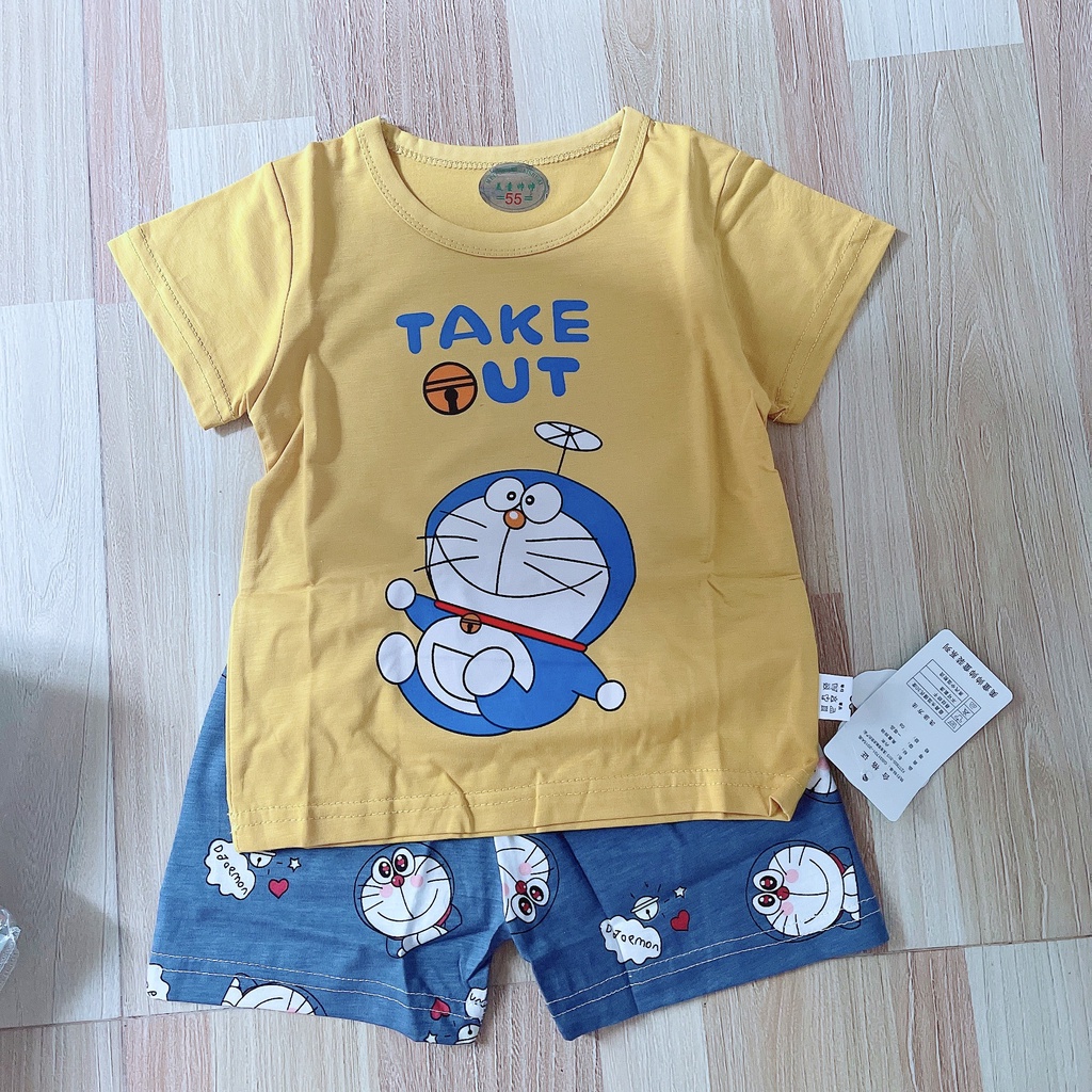 Sale !!! Bộ Cotton Xuất Hàn Hàng Quảng Châu Cho Bé (Size Nhí Từ 8-15kg)(1462 ) Shop Phúc Yến