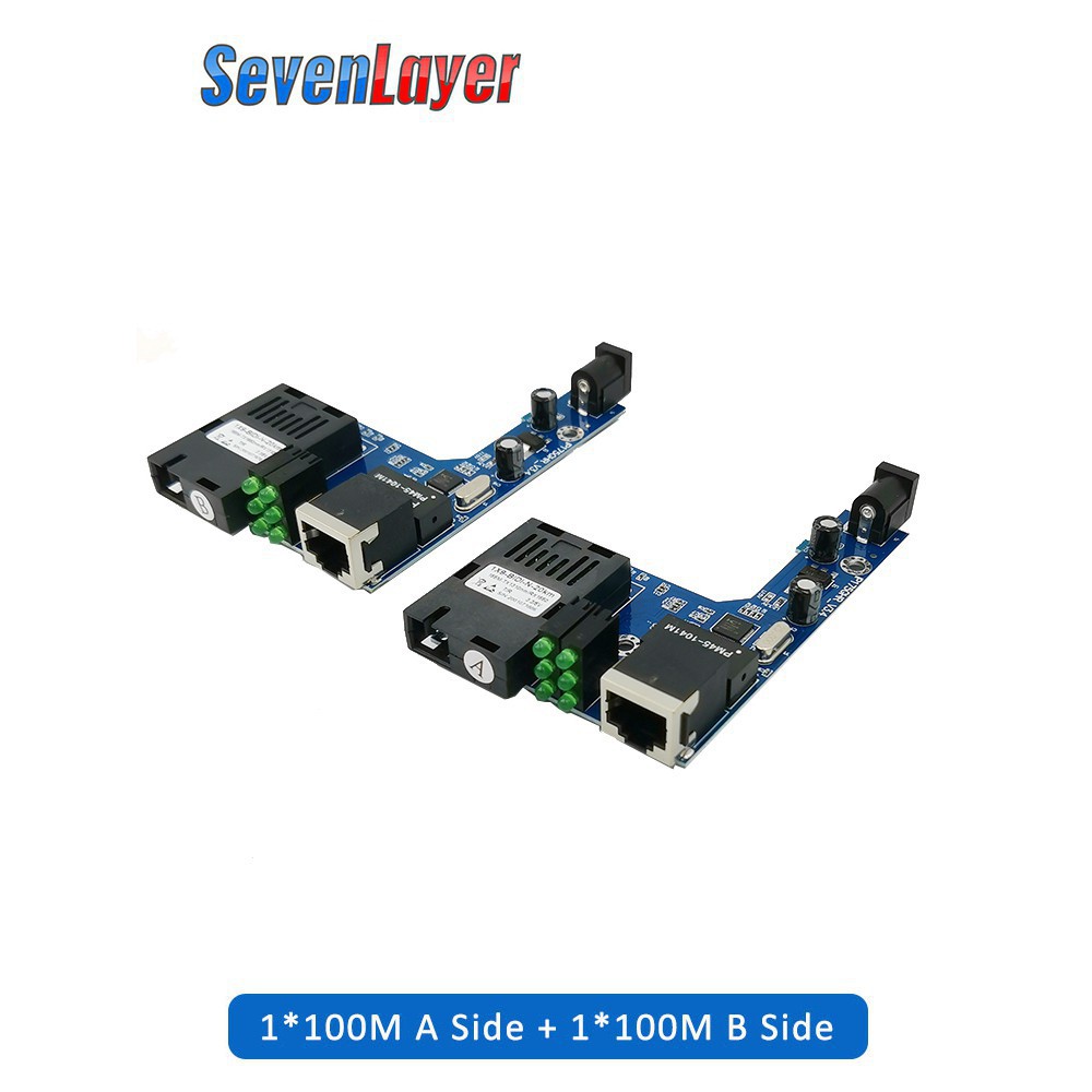 Bảng Mạch Chuyển Đổi Htb 3100 Pcb 1sc 1rj45 Đơn Giản 10/100m