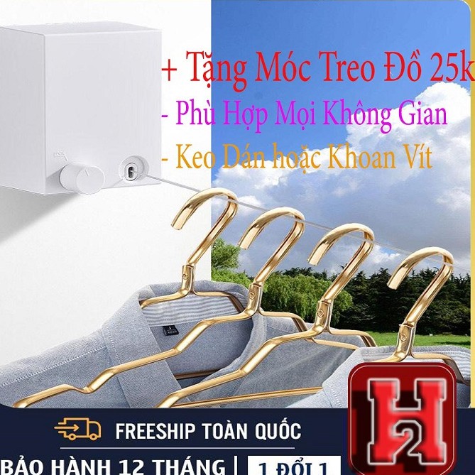 Giàn Phơi Quần Áo Gấp Gọn❤️FREE SHIP❤️Dây Phơi Đồ Thông Minh Siêu Tiện Ích, Gía Rẻ Nhất Thị Trường