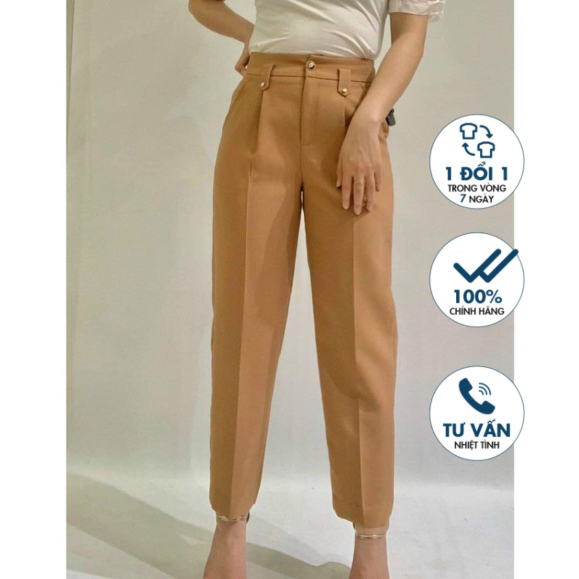 Quần baggy, đỉa cạp, đính cúc Emspo QL1244