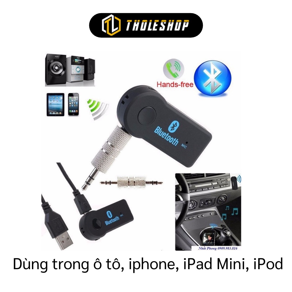 Thiết bị thu Bluetooth 3.0 cho Loa và Amply BTR302 giúp kết nối hệ thống âm thanh xe hơi và loa 2629