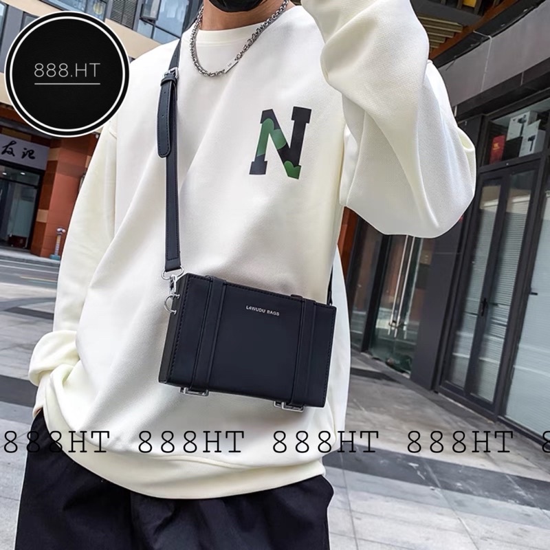 Túi hộp đeo chéo nam