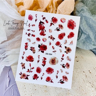 Sticker, Hình dán móng làm nail siêu cute