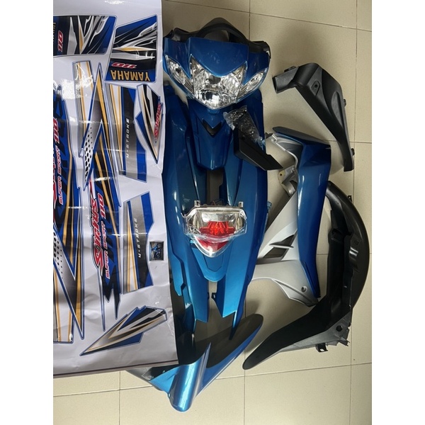 Dàn áo sirius màu da mới tem chế đẹp tặng kèm pha đèn đèn lái  ốc và tem đặc biệt như hình😍