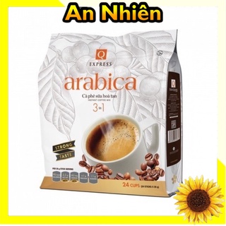 Cà phê sữa Arabica Trần Quang 480g (24 gói * 20g) Instant Coffee mix 3 in 1