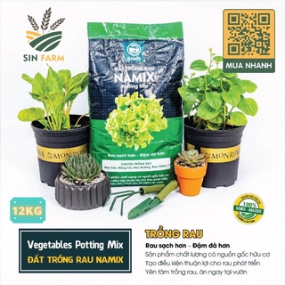 Đất sạch trồng rau Namix (Vegetables Potting Mix)