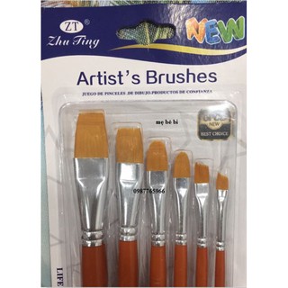 Bộ cọ vẽ 6 cây