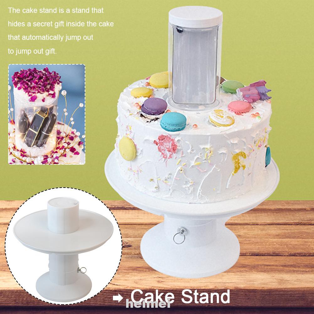 Wedding Home Dessert Candy Detachable Trigger Cupcake Props With Surprize Gift Box Cake Stand