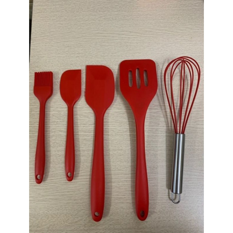 Bộ 5 dụng cụ làm bánh silicon tiện lợi chịu nhiệt cao