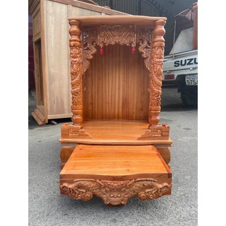 Bàn thờ thần tài ông địa ngang 56 x 81cm - tuthothantai.vn