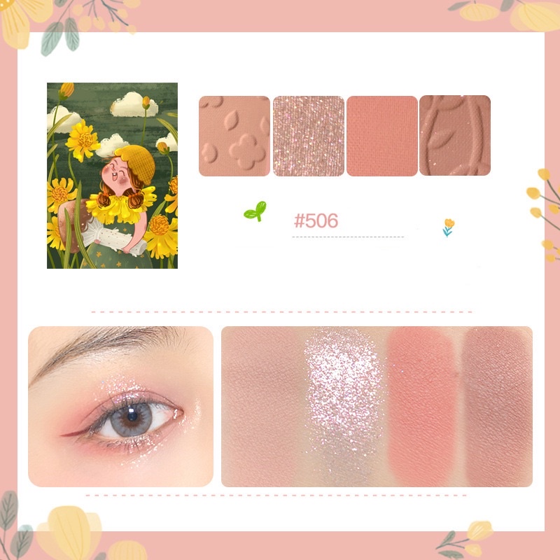Bảng phấn mắt 4 ô Gogo Tales Dream Garden Gt285