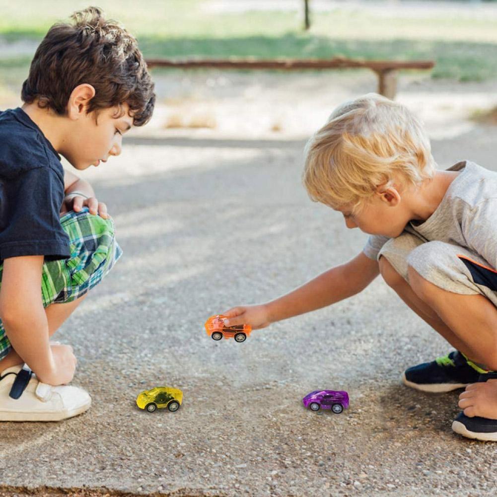 Xe Đồ Chơi Xếp Hình Mini Trong Suốt S3D4