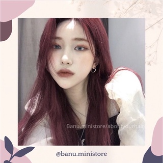 Đỏ tím - thuốc nhuộm tóc đỏ tím