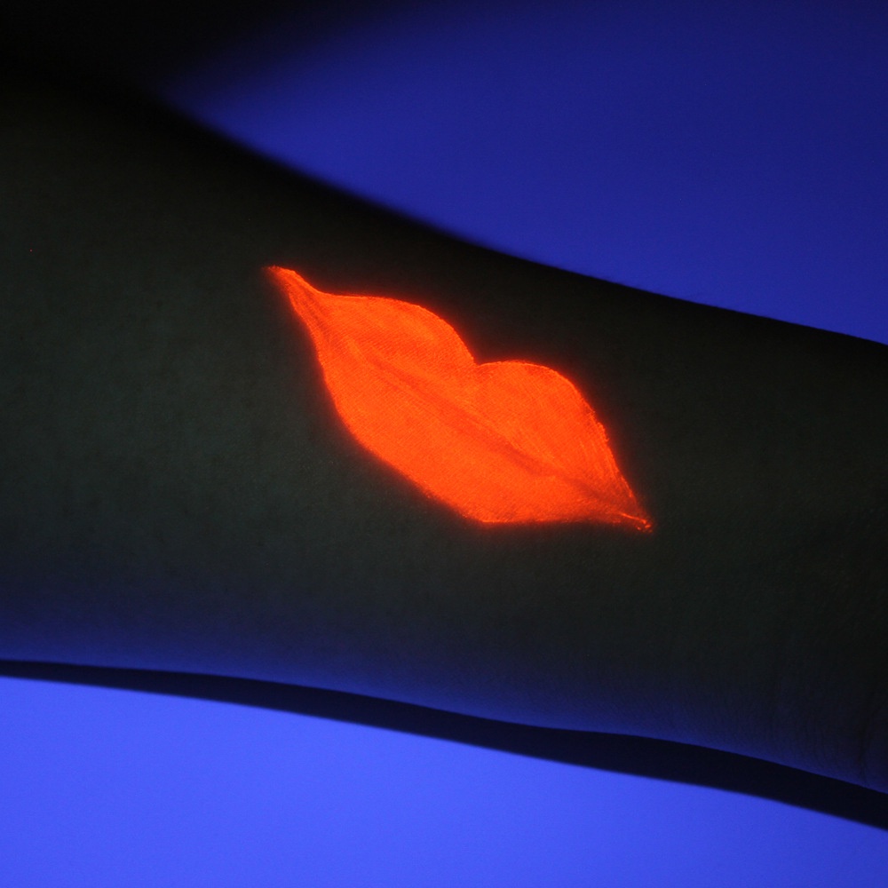 Tuýp Màu Vẽ Dạ Quang vẽ cơ thể/trang điểm mặt màu neon độc đáo có thể rửa sạch, màu vẽ Body painting hóa trang halloween