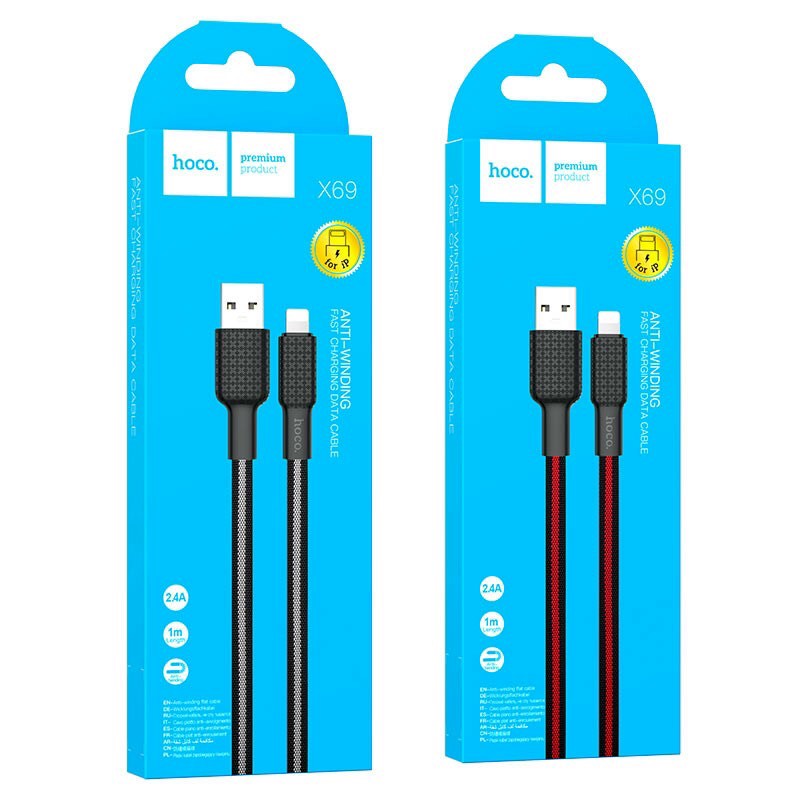 CÁP DÙ SẠC NHANH HOCO X69 LINGTNING , TYPE , MICRO