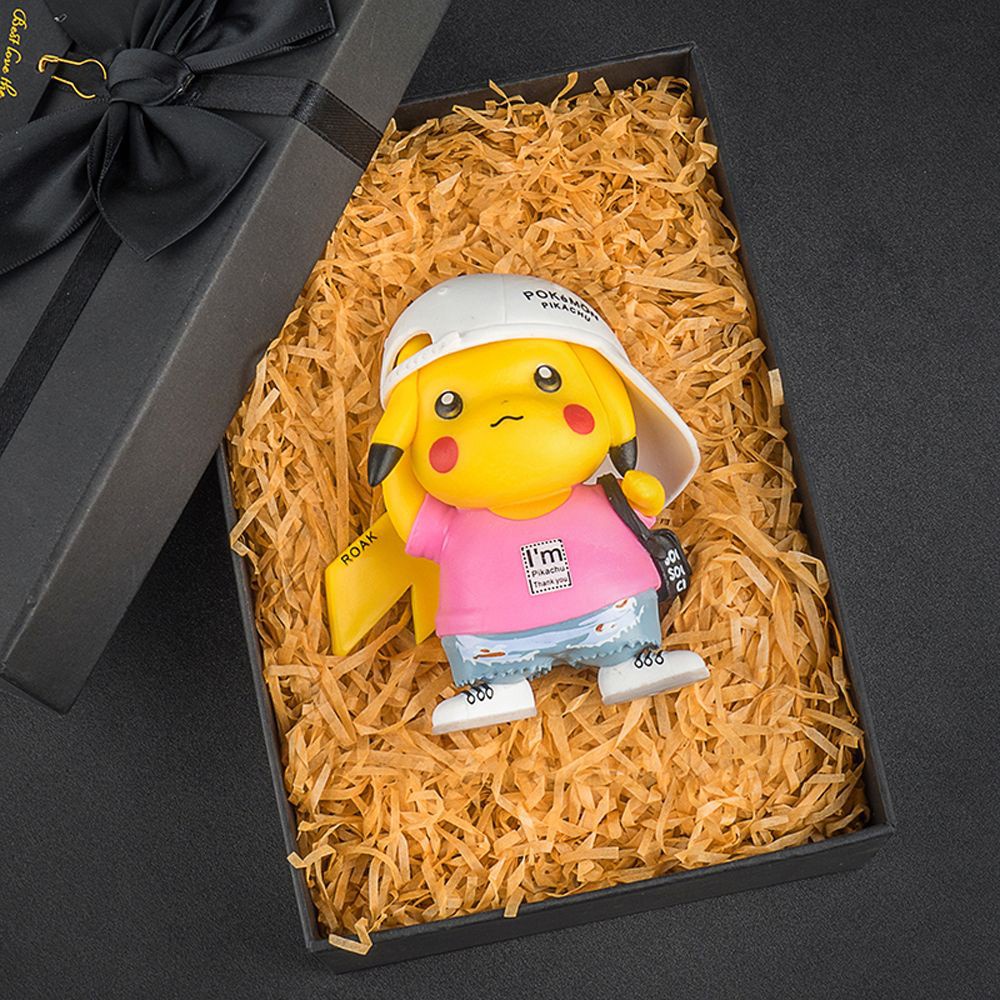 Mô Hình Nhân Vật Pikachu 8cm Bằng Pvc Dùng Trang Trí Xe Hơi