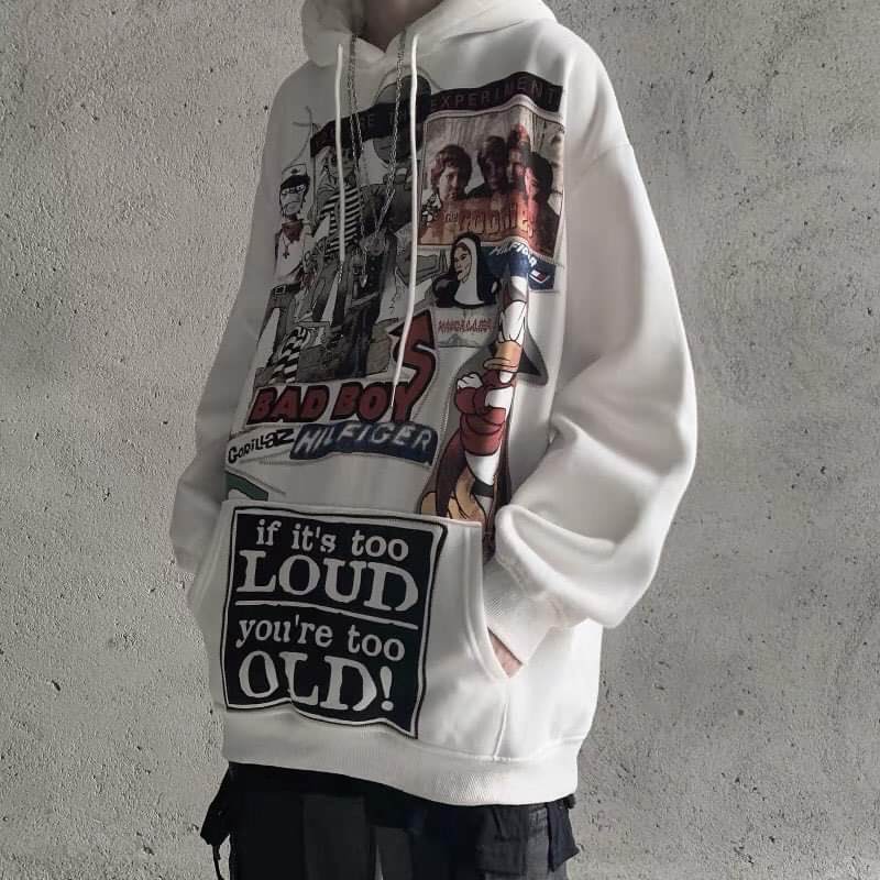 Áo nỉ mũ hoạt hình BOY HS6