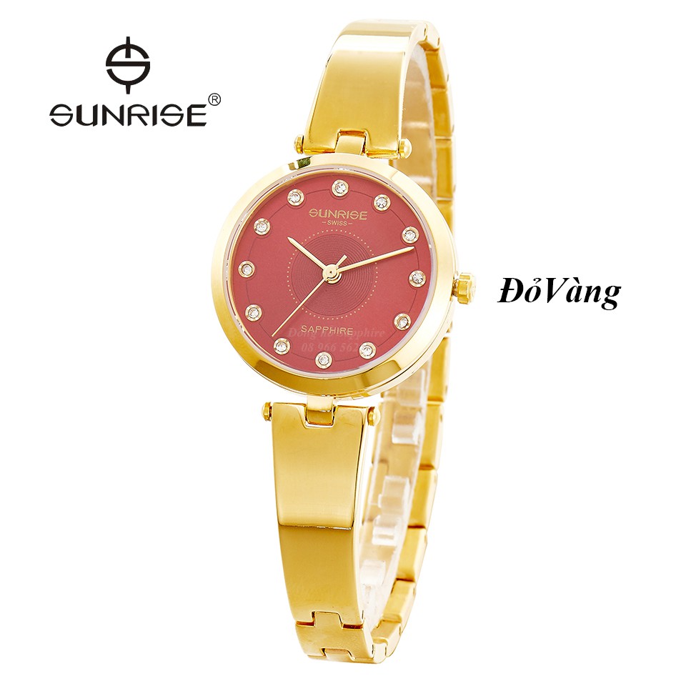 Đồng hồ nữ Sunrise 9936SA siêu mỏng kính Sapphire chống xước rất tốt | BigBuy360 - bigbuy360.vn