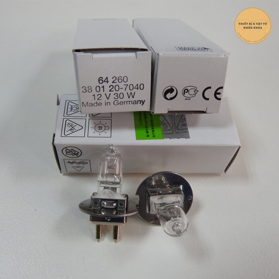 Bóng Đèn Khe, Sinh Hiển Vi Khám Mắt 12V 30W [64260 - HLX-6] | Osram, Zeiss, 66VISION và các sản phẩm tương tự