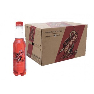 [TA Mart] Thùng 24 chai nước tăng lực Sting Dâu chai 330ml