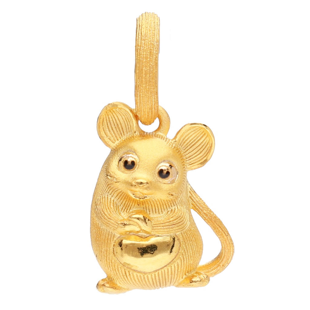 PRIMA Mặt Dây Chuyền Vàng 24K - BST Zodiac - Tuổi Tý May Mắn - 111P1924