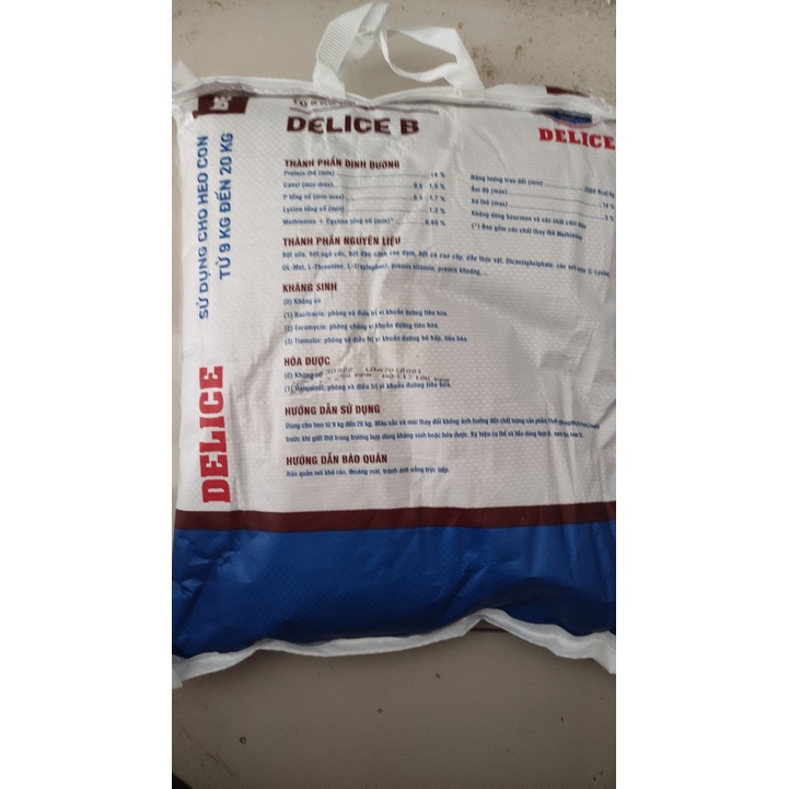 Delice B digest túi 5kg  - thức ăn tập ăn cho heo con từ 9kg-20kg