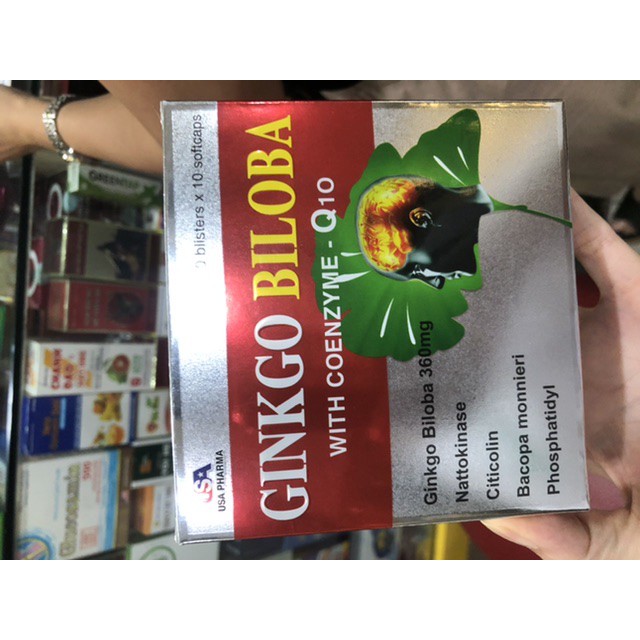 Viên uống ginkgo biloba with Coenzyme Q10