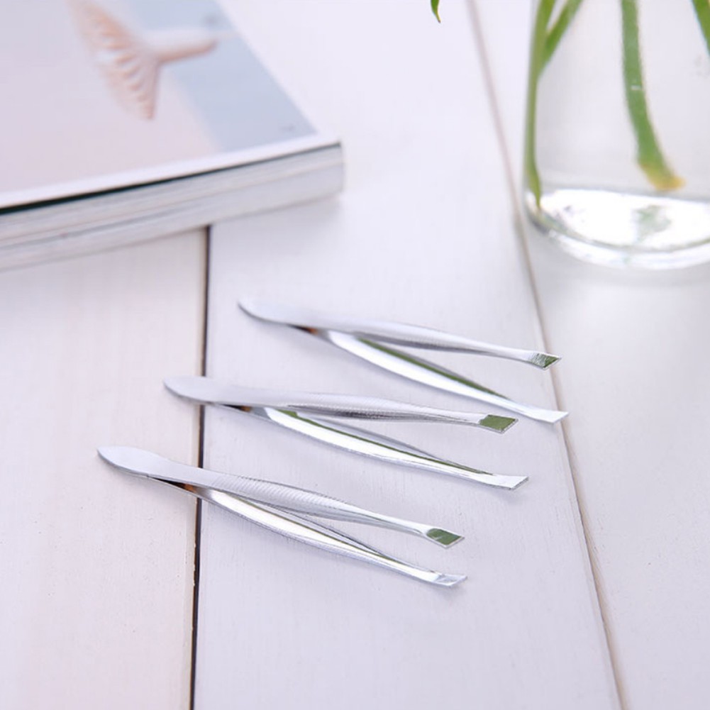 Nhíp nhổ lông mày tóc bạc lông nách bằng thép không gỉ chất lượng cao