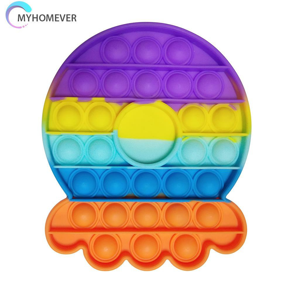 Pop It Fidget Đồ chơi Autism Push Bubble Fidget Sensory Đồ chơi Soft Desktop Puzzle Anti-stress Đồ chơi