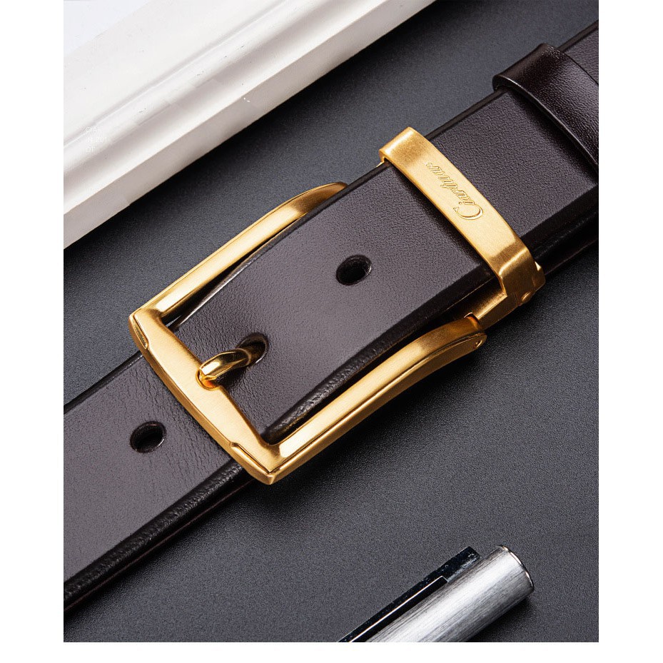 [HÀNG CHẤT] dây nịt nam thắt lưng da doanh nhân thời trang nhập khẩu ciartuar italy