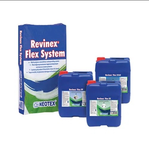 Revinex Flex FP 32 kg - Vật Liệu Chống Thấm Hai Thành Phần Gốc Xi Măng (Nhập khẩu Hy Lạp)