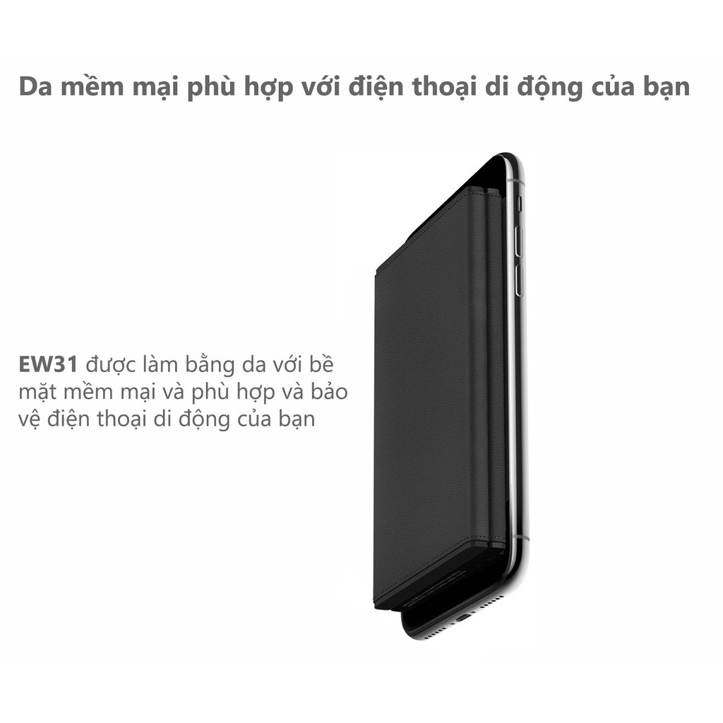  Pin Sạc Dự Phòng Không Dây Eloop EW31 10.000mAh - Hãng Phân Phối Chính Thức