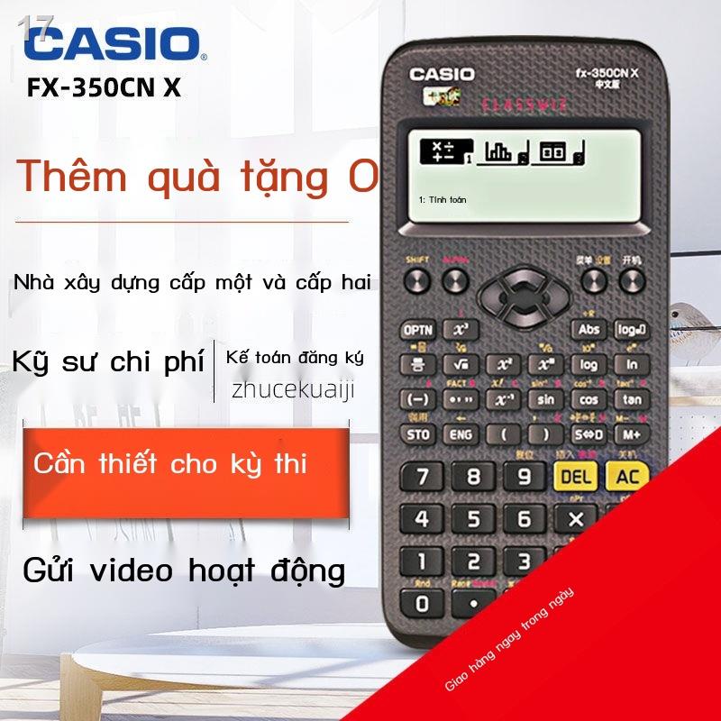 Máy tính Casio fx-350cn x Bộ phận giá xây dựng thứ nhất và hai kế toán trung cấp cao cpa kỳ thi ghi chú