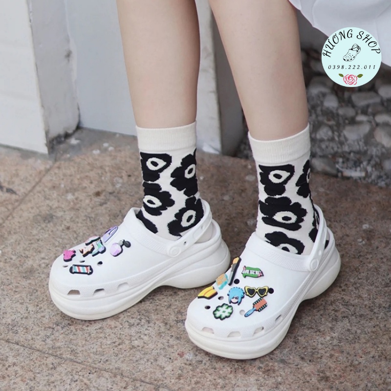 Sục Classic Bae Clog đế cao 8p hack dáng cực đỉnh cho chị em