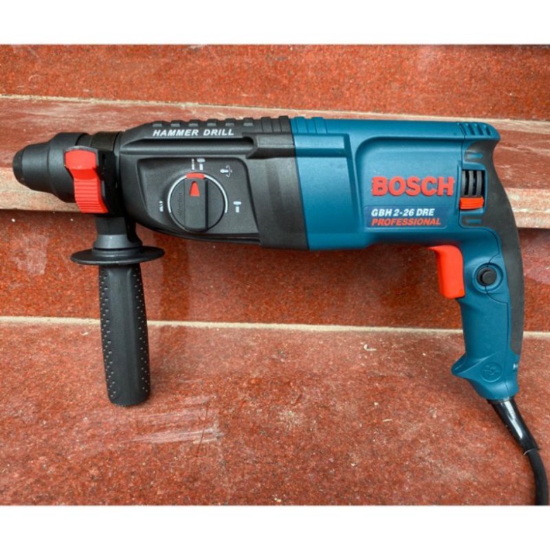 Máy khoan BOSH GBH 2-26 DRE hộp lớn dùng để khoan bê tông tường sắt gỗ loại xịn