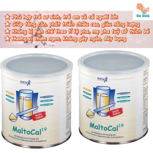 Sữa Maltocal 19  giúp trẻ Tăng Cân, Tăng Chiều Cao, dùng được cho cả người lớn của Đức