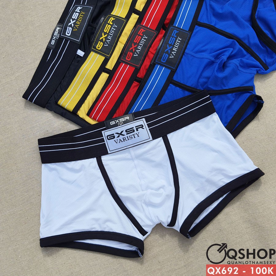 Quần lót boxer thun lưới lỗ mịn QSHOP QX692