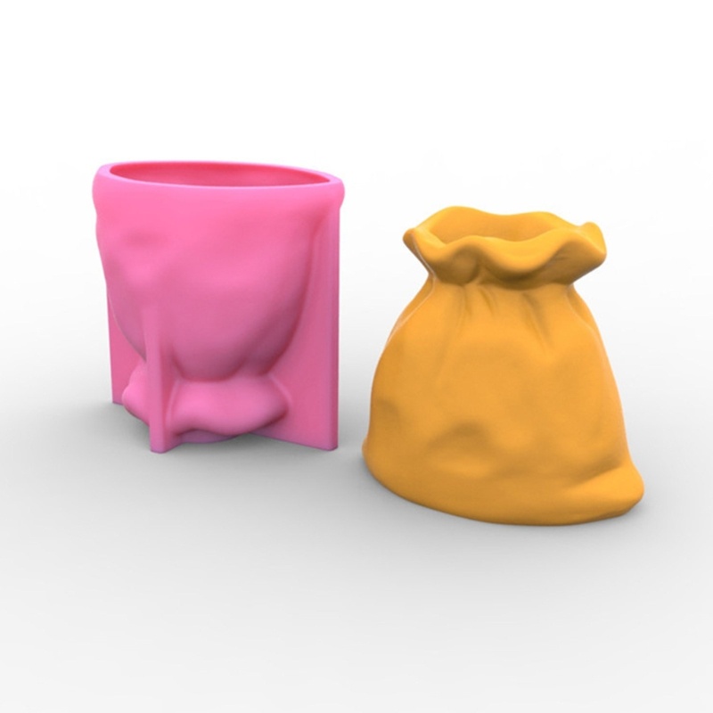 Khuôn Silicone Tạo Hình Chậu Hoa / Giá Đỡ Bút DIY