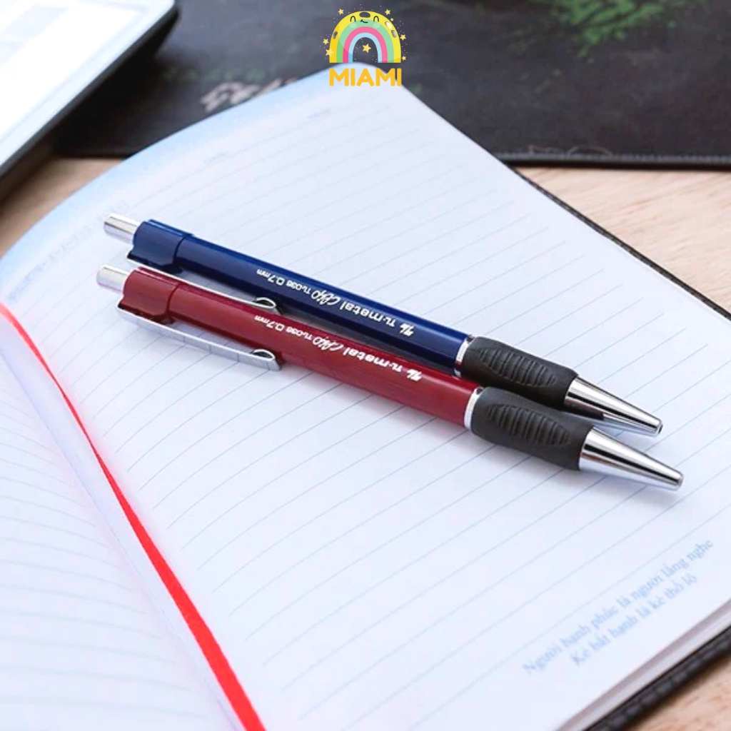 Combo 5/10/20 Bút Bi Thiên Long TL-036 Ngòi 0.7 mm 3 Màu Chính Hãng, Bút Mực Học Sinh, Bút Bi Ngòi Nhỏ